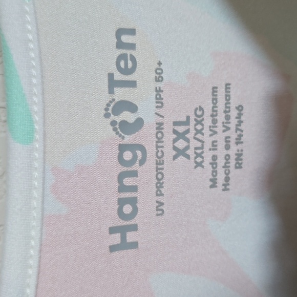 Hang Ten Women's Floral Long Sleeve Blouse - Black, Mint, Peach - Picture 2 of 3